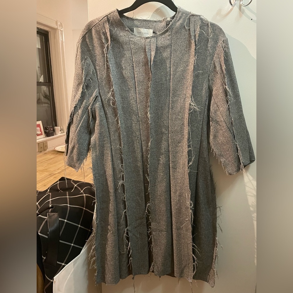 Brand: low classic, gray tiered dress
